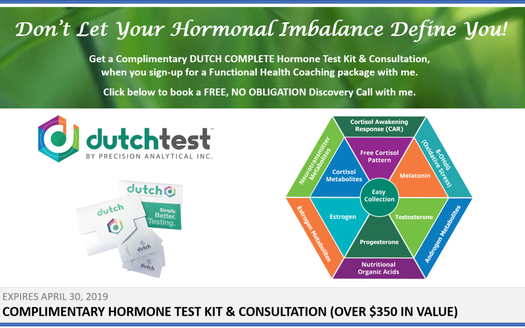 PROMOTIONAL OFFER – COMPLIMENTARY HORMONE TEST KIT & CONSULTATION